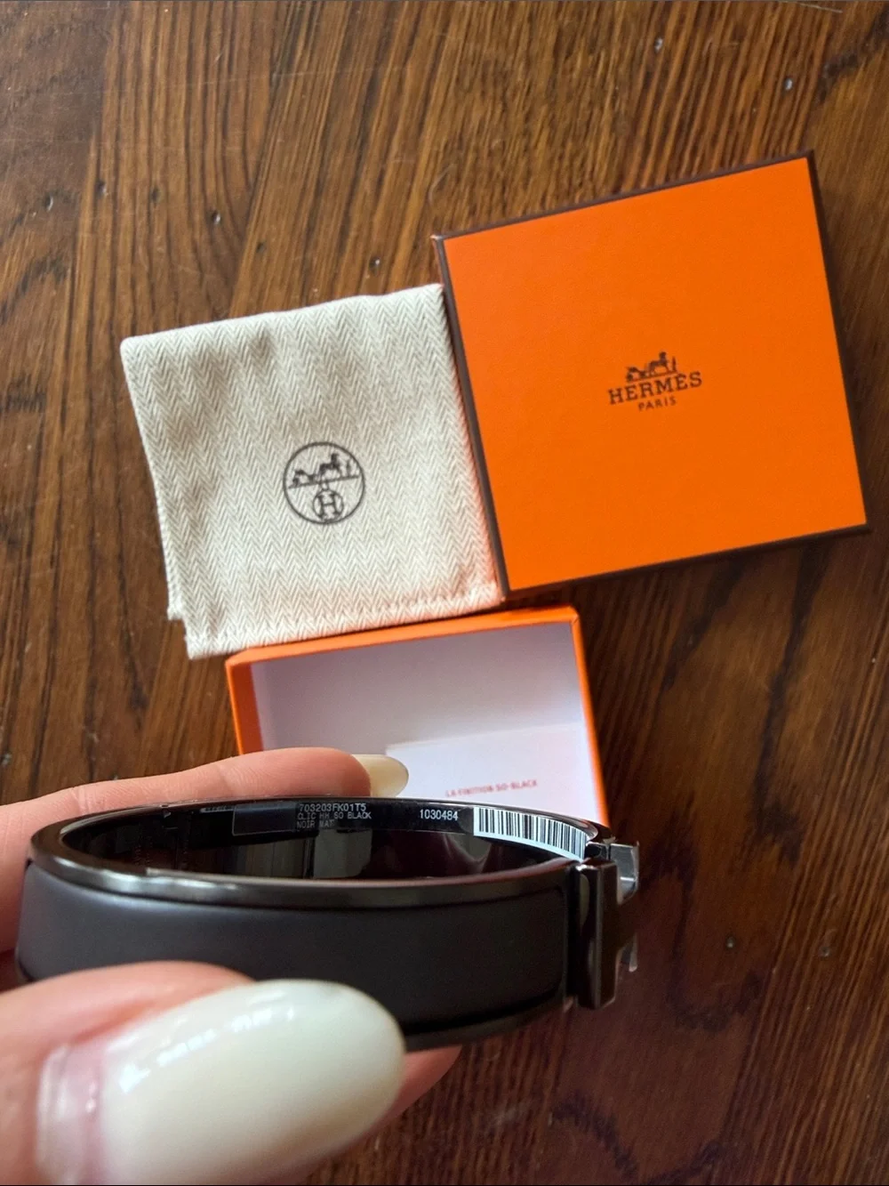 Hermes SO Black Clic bracelet